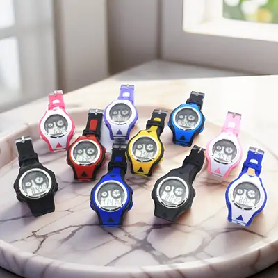 Digital Multifunctional Student Watch Black Luminous