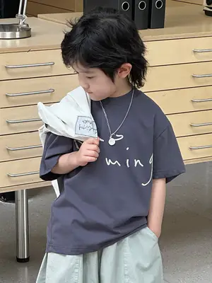 Kids Summer T-Shirt Short Sleeve Casual Wear