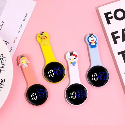 Cute Cartoon LED Nurse Watch for Girls