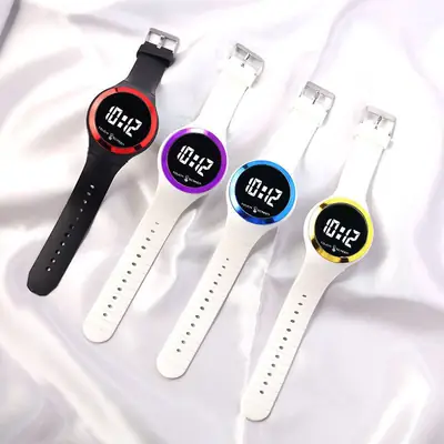 Touch LED Student Electronic Watch for Men Women