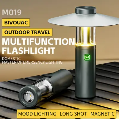 Three-In-One Camping Lamp with Warm Light & 120kg Weight