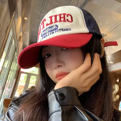 Women Hot Nite Baseball Cap Retro Wide Bristle