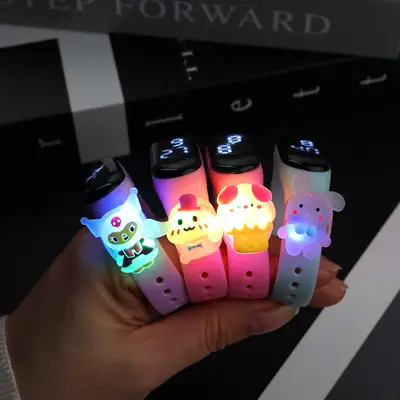 Glowing LED Doll Watch for Kids