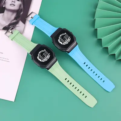 Matcha Green Astronaut Digital Watch for Youth