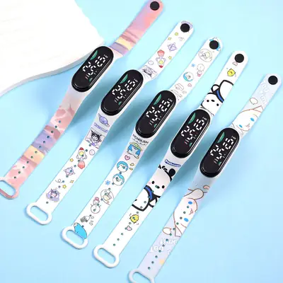 Anime Printed Digital Watch for Students Male Female