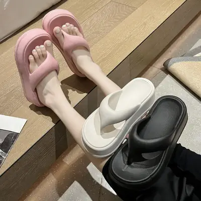 Women Pink EVA Flip Flops Summer Casual Sandals