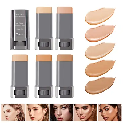 Ocheal Cross-Border Concealer Foundation Stick Cream Liquid Concealer Acne Marks Dark Circles Tattoo Foundation