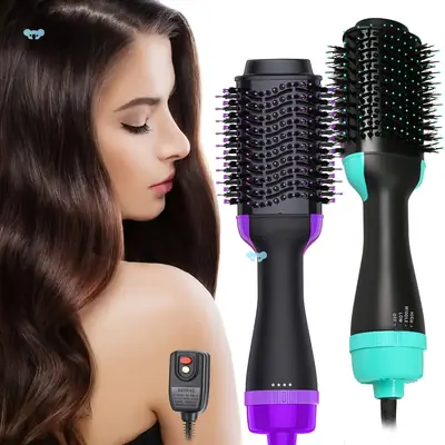 4-in-1 Hair Dryer Comb with Heat & Bubble Technology