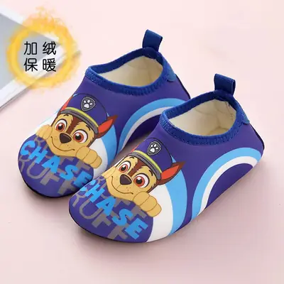 Paw Patrol Floor Socks Kidsren's Autumn and Winter Indoor Soft-Soled Non-Slip Baby Toddler Shoes for Home Use Men's and Women's Early Education Socks and Shoes