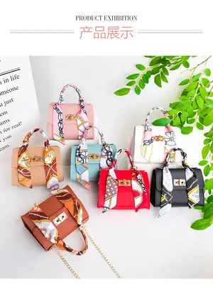 2025 Women's Silk Scarf Satchel Bags Set