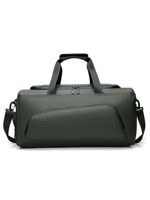 Green Satchel Shoulder Bag for Travel & Fitness Large Capacity