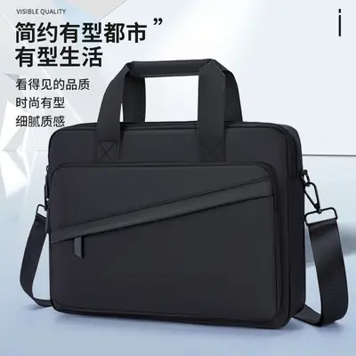 Business Laptop Bag Black 2025 Large Capacity Shoulder Crossbody