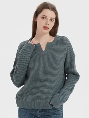 Women Knitted Crossbody Sweater Jacket Pink White