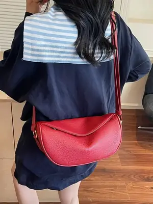 Trendy Red Crossbody Bag for Women 2025