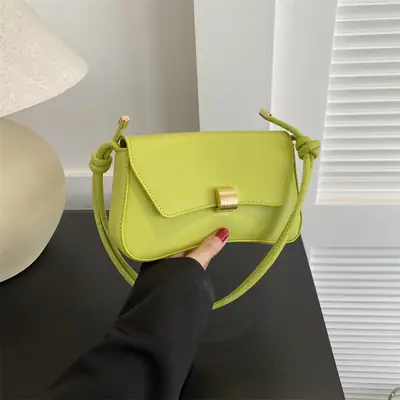 Green Square Crossbody Bag for Women 2026