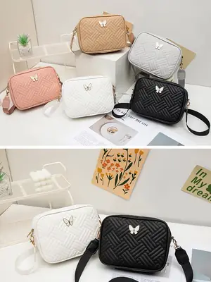 2025 New Fashion Small Coin Purse Embroidered Camera Bag