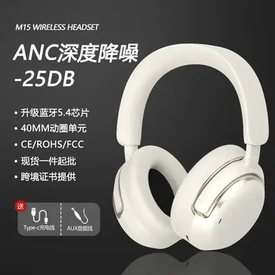 Over-Ear Bluetooth Headphones with Noise Cancellation & Sweat Resistant Design