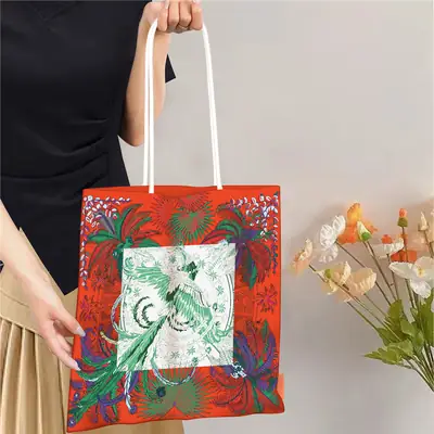 Large Capacity Korean Handbag with Vibrant Design