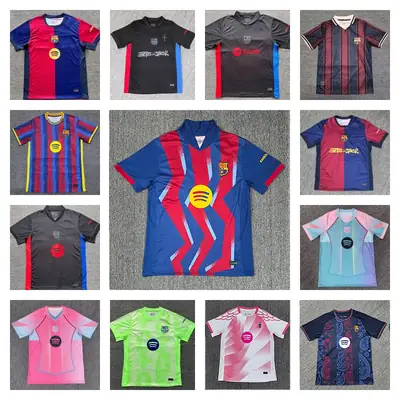 25-26 Club Football Barcelona Jersey Cross-Border Sports T2425 Season Team Fan Edition Barcelona