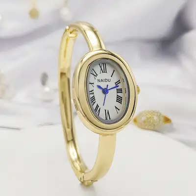 New Product Bracelet Women's Watch Women's Watch Oval Student Niche Cross-Border Xiaohongshu Popular Quartz Guangzhou Watch