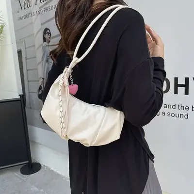 Trendy Heart Heart Bag for Women Shoulder Crossbody Commuter