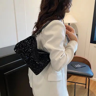2025 Sequin Shoulder Bag for Women