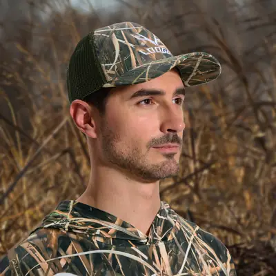 Blue Tactical Camouflage Cap with Logo