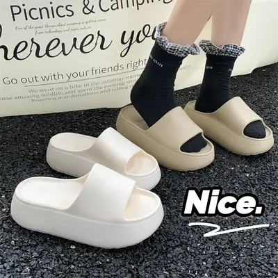 Feminine Non-Slip Soft Slippers Lightweight Outdoor Wear