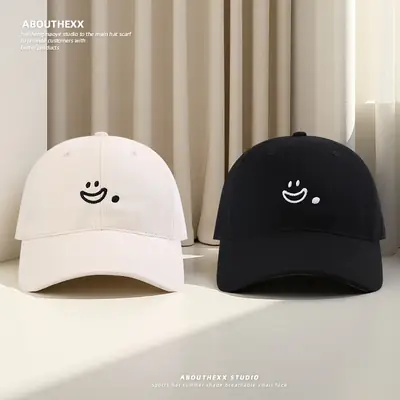 Spring Smiley Face Baseball Cap Women Men
