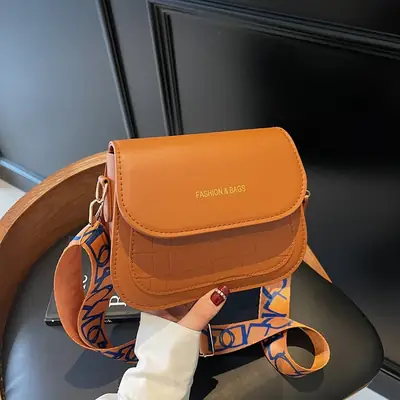 Frosted Crossbody Bag Women Korean Style Tan 2025
