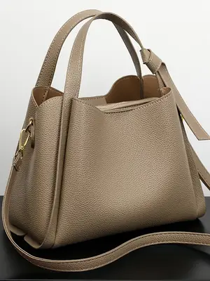 Elegant Beige Crossbody Shoulder Bag for Women 2026