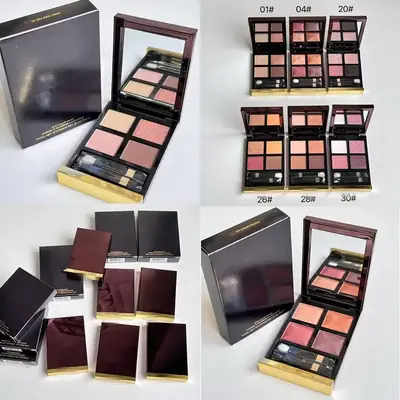 Big Brand 9g Four-Color Eye Shadow Palette for Women