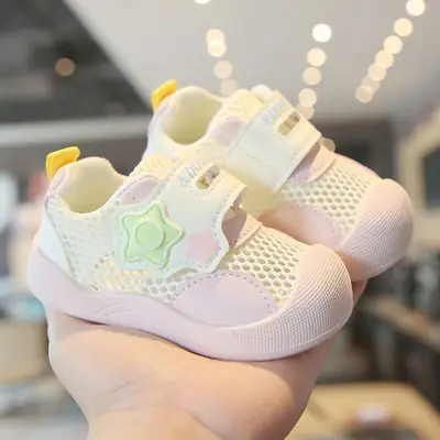 Toddler Shoes for Girls, Summer New Toddler Soft-Soled Mesh Sandals, Breathable Baby Shoes, Spring and Summer Baby Boy Shoes