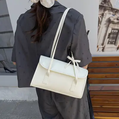 White Women's Crossbody Bag 2025 Summer