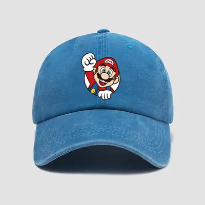 Mario Anime Cartoon Hat for Men Women Baseball Cap