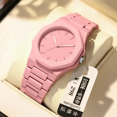 Pink High-End Women's Quartz Watch 2025