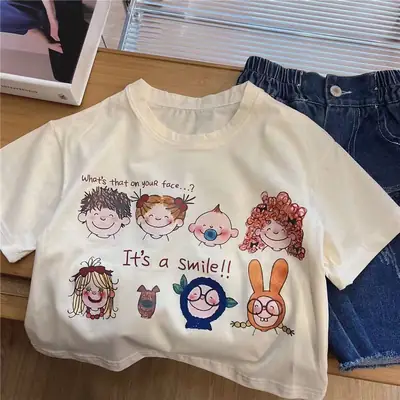 Children Cotton T-Shirts Set Summer Wear