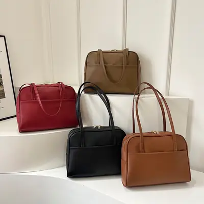 Korean Style Large Cap Bag Women Autum 2024