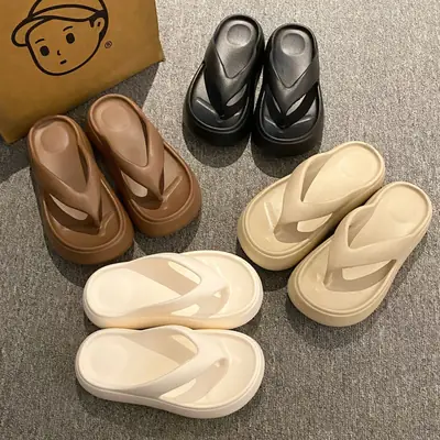 Women Thick Sole Flip Flops Summer Eva Non Slip