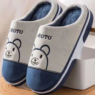 New 2026 Cotton Slippers for Men and Women, Winter Thick-Soled Non-Slip Indoor Warm Home Slippers for Men and Couples