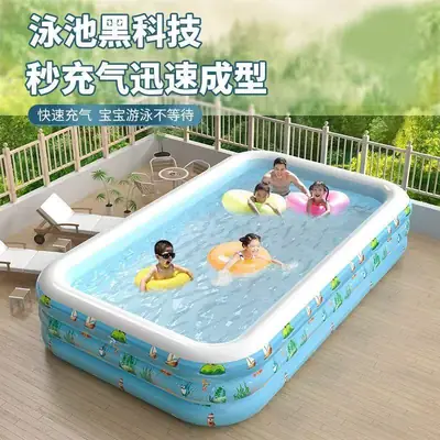Baby Inflatable Swimming Pool Family Super Large Ocean Ball Pool Thickened Household Large Adult Paddling Pool