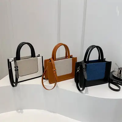 Korean Style Small Square Handbag Women 2025