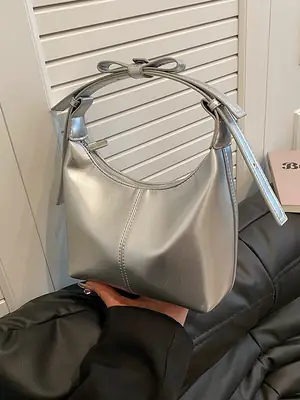 Silver High-End Crossbody Bag for Women 2026
