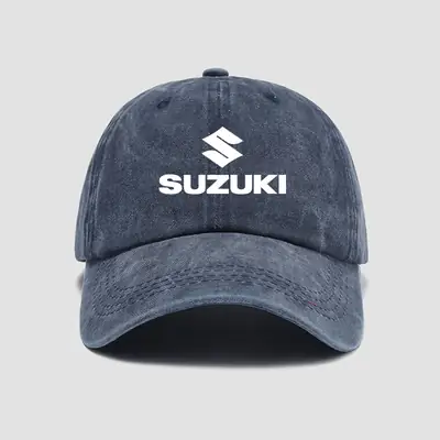 Suzuki Motorcycle Cap Gray Baseball for Men Women