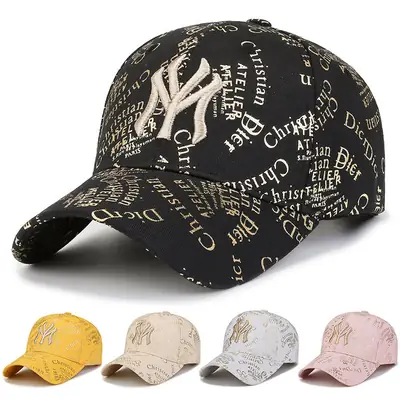 Embroidered Korean Style Baseball Cap for Men Women