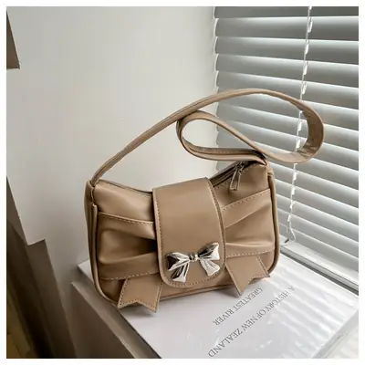 Korean Style Bow Bag for Women 2025 Summer
