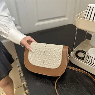 Women Saddle Bag Korean Style 2025 New