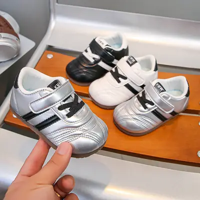 New Style Baby Toddler Shoes for Boys and Girls, Baby Soft-Soled Shoes, 1 to 3 Years Old, Children's Shoes, Leather Functional Shoes, Flats