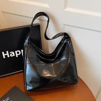 Classic Black Crossbody Bag for Women