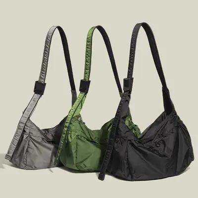 Waterproof Nylon Commuter Bag Large Capacity Men Women